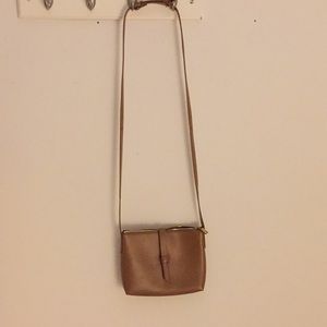 J. Crew leather over the shoulder purse